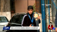 Campionul mondial la lupte greco-romane, Victor Ciobanu, a revenit acasă şi este deja cu gândul la o nouă medalie