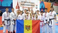 Sportivii din Republica Moldova au cucerit 16 medalii la Campionatul Mondial de Karate Shotokan