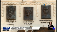Istoria monumentului dedicat memoriei a trei personalităţi remarcabile: Alexei Mateevici, Simion Murafa şi Andrei Hodorogea, militanţi ai mişcării naţionale din Basarabia