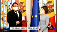 De Ziua Europei, preşedinţia Republicii Moldova a oferit Ordinul de Onoare ambasadorului Uniunii Europene la Chişinău, Peter Michalko