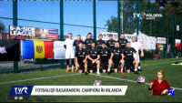 O echipă formată din jucători basarabeni a devenit campioană la minifotbal, în Irlanda
