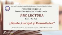 A fost lansată cea de-a 4-a ediţie a Concursului Internaţional de Lectură şi Creaţie „Pro Lectura”