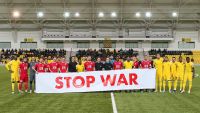 FOTOGRAFIA ZILEI: Clubul de fotbal Sheriff Tiraspol se opune războiului declanşat de Vladimir Putin