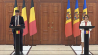 VIDEO. Conferinţă de presă susţinută de preşedintele R. Moldova, Maia Sandu, şi prim-ministrul Belgiei, Alexander de Croo