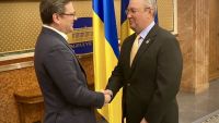 Prim-ministrul Nicolae Ciucă l-a primit la Palatul Victoria pe ministrul ucrainean al Afacerilor Externe, Dmitro Kuleba