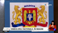 De ziua drapelului de Stat, la Chişinău a avut loc o expoziţie cu imagini ale simbolurilor naţionale din diferite perioade istorice