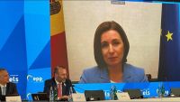 Preşedintele Republicii Moldova, Maia Sandu, în dialog cu deputaţii celui mai mare grup politic din Parlamentul European